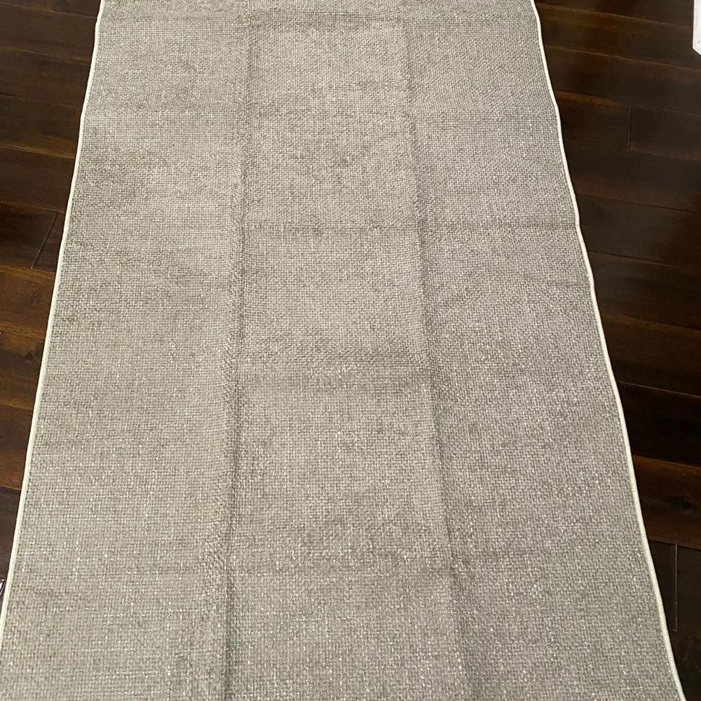 Beige Textured Area Rug